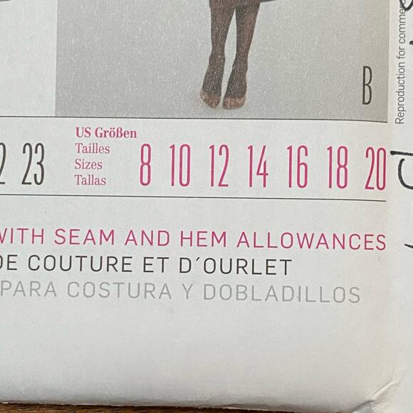 Burda sewing pattern #7321 coordinates jacket top skirt UNCUT size US 8-20 - Picture 4 of 7